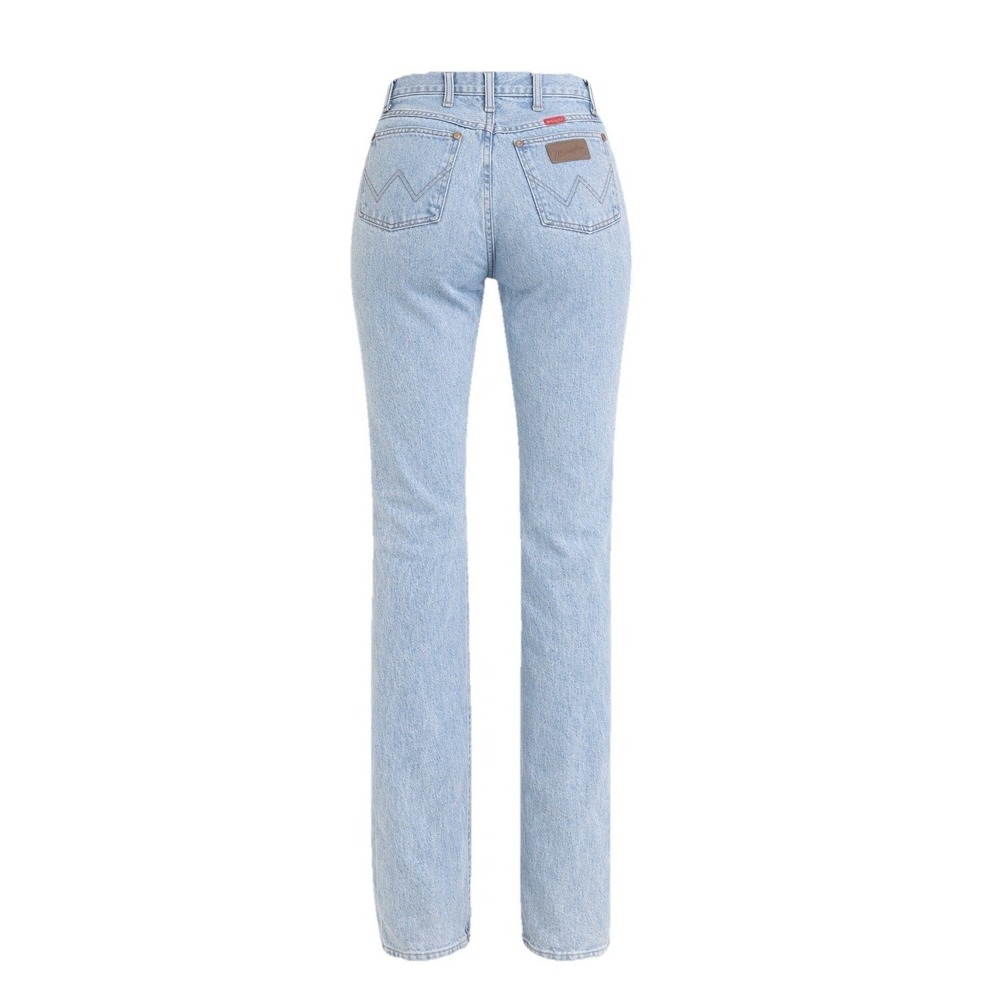 Wrangler-80s/90s Vtg, Light‎ Blue, High Rise, Cowboy Cut, Women's Jeans. Sz-9x36